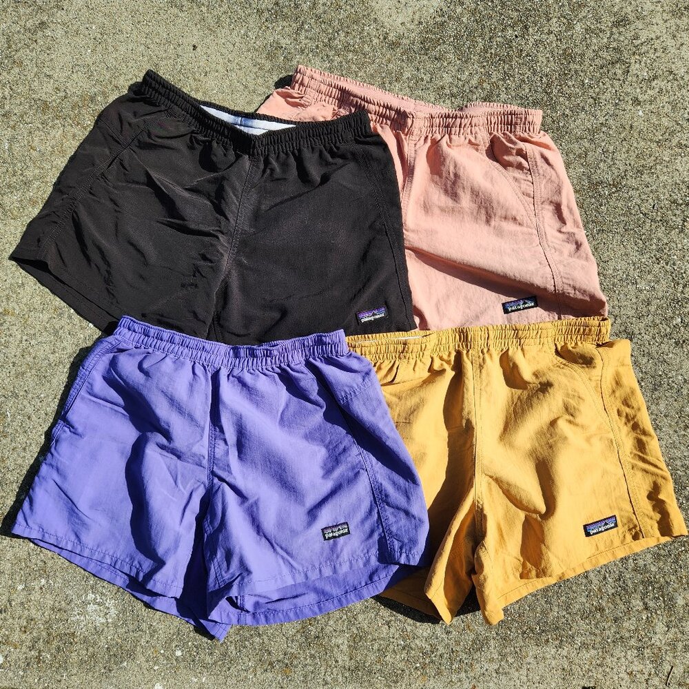 Four Patagonia Baggies Shorts